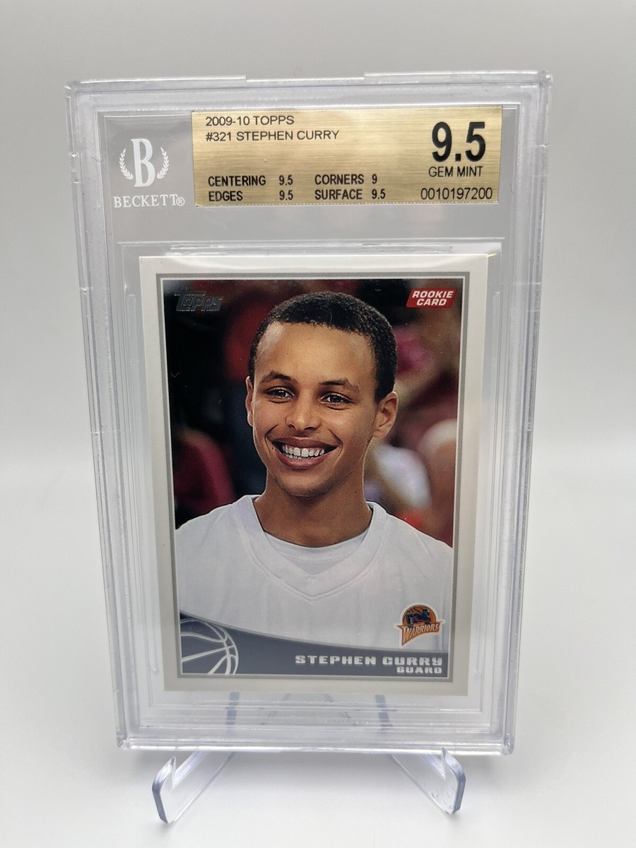 STEPHEN CURRY Topps 09-10 ステフィン カリー ルーキー 2009-10 Topps Steph Curry Rookie Card RC #321 BGS 9.5 Gold
