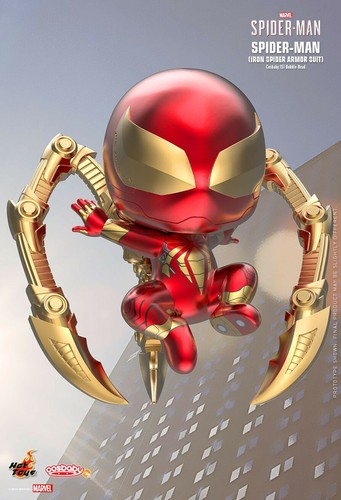 Hot Toys COSBABY Spider-Man (2018) PS4 - Spider-Man Iron Spider Suit - Imagen 2 de 3