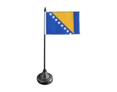 Tischflagge Bosnien Herzegowina bosnische Tischfahne 10x15cm