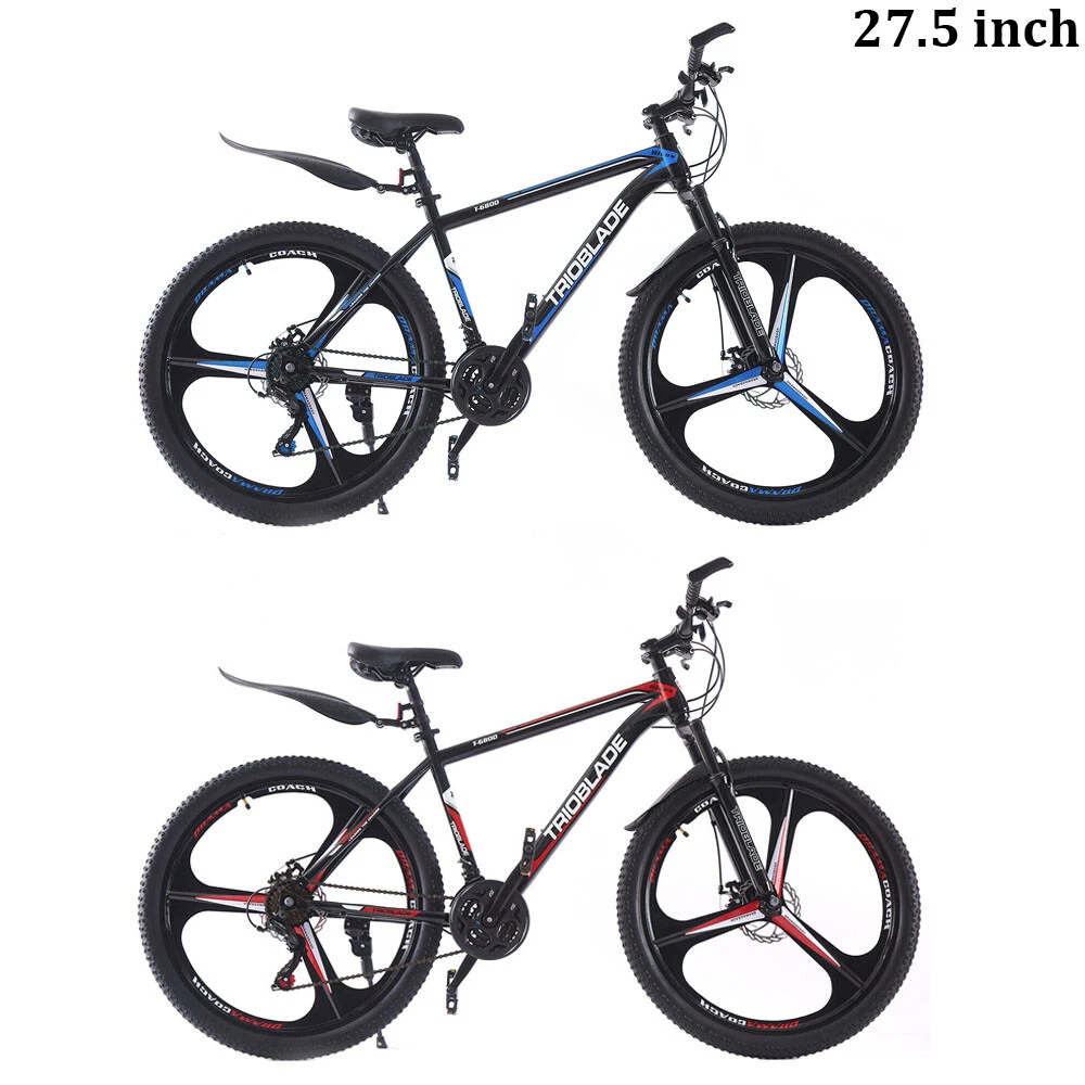Unisex Adult Mountain Bike Bicycle 27.5inch 21 Speed Front Suspension Disc Brake