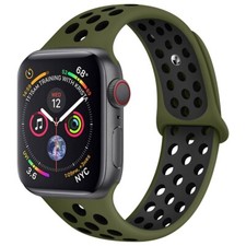 Genuine Apple Watch 44mm Nike Sport Band Nike Olive Flak/black Series 4 3 2  1 for sale online | eBay