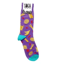 Sock Crew Men Women French Fries Waffle Curly Crinkle Friday Fry WILL COMBO SHIP