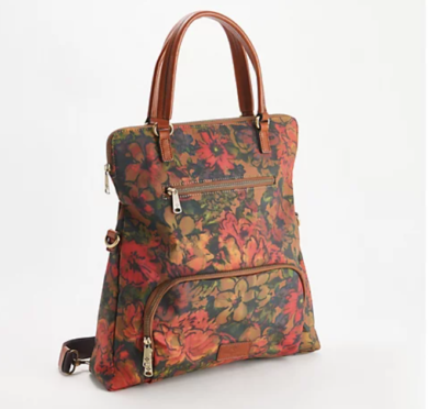 Patricia Nash NWT Coated Canvas Trapani Convertible Backpack Patricia Nash Trapani Backpack – ShopCGX main image 4