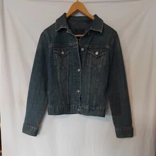 GAP Jacket Womens Small Gap Button Up Blue Denim Jean Jacket