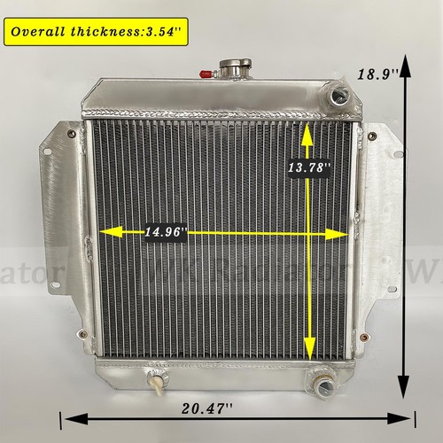 Radiator For 1986 1987 1988 Suzuki Samurai JA JX SE Engine Cooling 1.3L Aluminum - Picture 2 of 10