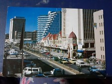 independence avenue, windhoek capital of namibia postcard postally used