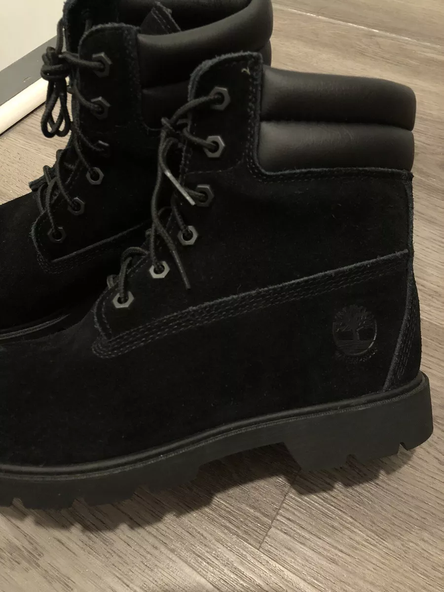 Timberland Women's 6 Inch Waterproof Black Suede Boots New No | eBay