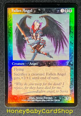 MTG Seventh Edition 2001 Fallen Angel Foil NM Card English 7ED