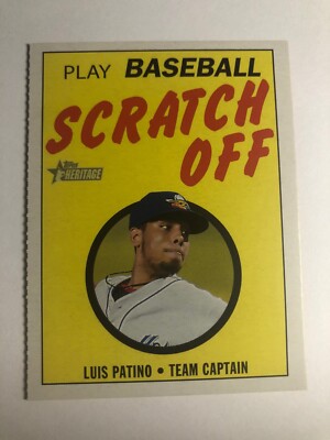2020 Topps Heritage Minor League Scratch Off Luis Patino 8