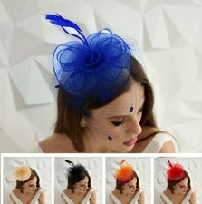 Headband Hair Clip Kentucky Derby Wedding Hat Church Dressy Cocktail Fascinator