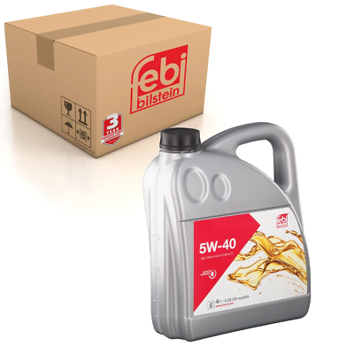 Engine Oil SAE 5W-40 4Ltr Fits Audi BMW Mercedes Skoda VW Febi
