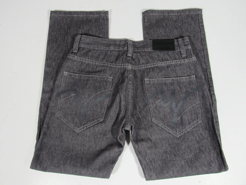 Zoo York Mid Rise Straight Leg Women's Size 30 Black Cotton Denim Jeans - Image 2 of 4