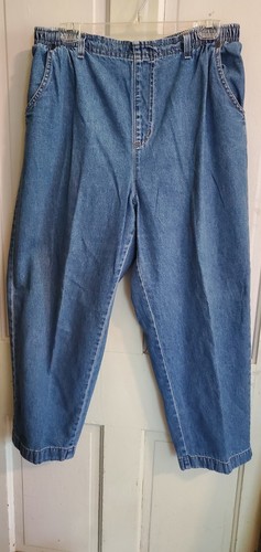 DENIM JEANS BLUE TAPERED LEG 
