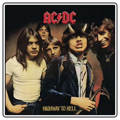 ACDC - Highway To Hell Album Cover Sticker Waterproof Vinyl Decal Die-Cut
