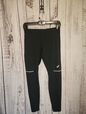 ASICS Reflective Tight Women Running Pants S/P  NEW With Zippers on ankles