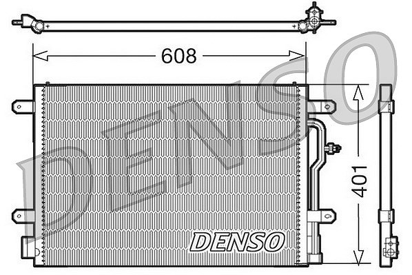 Denso Kondensator, Klimaanlage U.A. FüR Audi, Seat-image