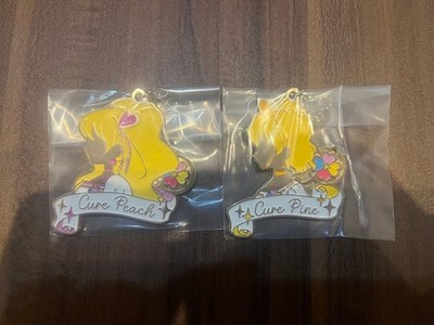 Fresh Precure Silhouette Metall Charm Set Kur Pfirsich Kiefer Schlüsselanhäng...