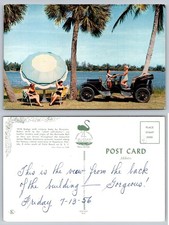 1956 Hypoluxo Florida James Melton Autorama 1918 Dodge Car Postcard