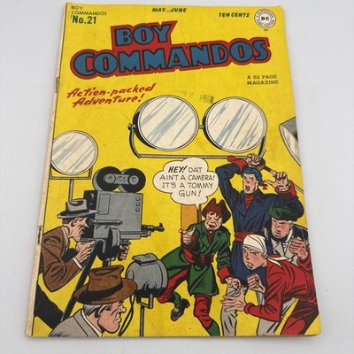 BOY COMMANDOS #21 May-June (DC Comics, 1947) VG+ Jack Kirby - Joe Simon 52 Pages