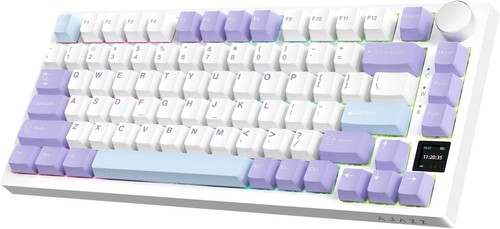 AJAZZ AK820Pro Tastiera Meccanica Wireless RGB 82 Tasti con Cavo USB-C Avvolto - Foto 11 di 12