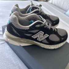 New Balance 990v3 Made In USA Black Teal Sz. 9 M9900B3