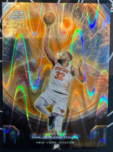 2025 Topps Cosmic Chrome Karl-Anthony Towns Base (RAW)