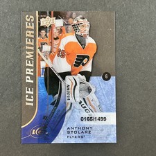 2015-16 Upper Deck Ice - Ice Premieres Anthony Stolarz #165 /1499 (RC)
