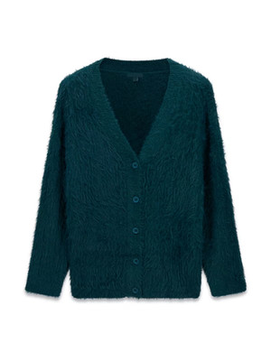 Guess Eco Damen Flauschige Strickjacke Cardigan Millie W6BR18 NEU 2026 Gr. M