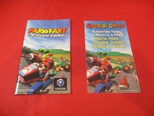 Mario Kart Double Dash Nintendo Gamecube Instruction Manual Booklet  Insert E