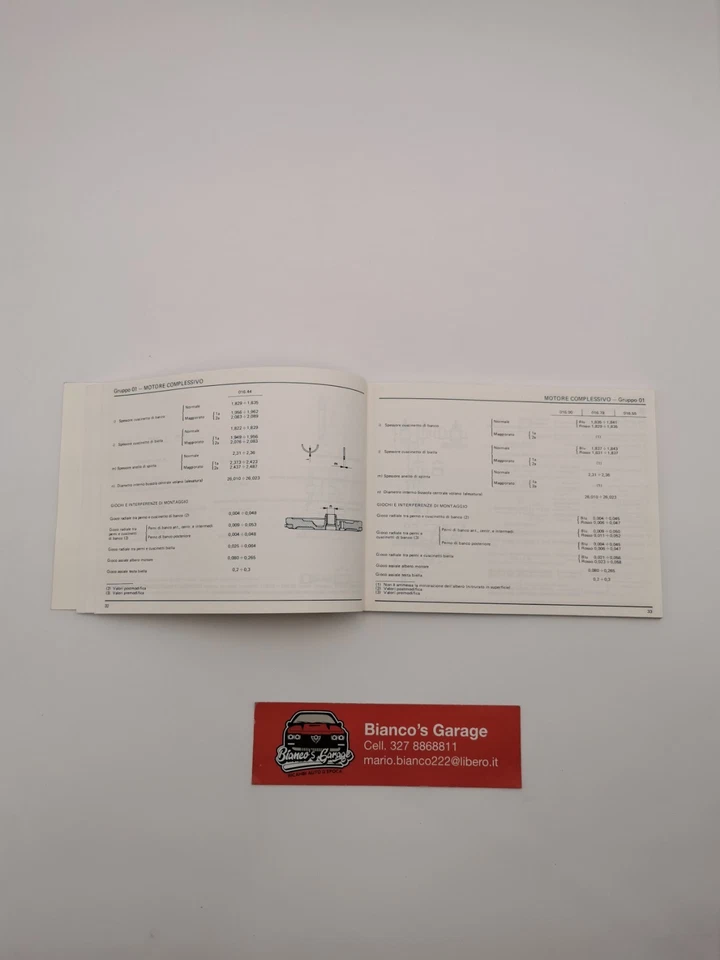 Libretto Caratteristiche E Prescrizioni Tecniche Alfa Romeo Giulietta - Immagine 4 di 4