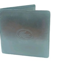 Portafoglio uomo Lacoste pelle bifold nero porta carte vintage con porta monete