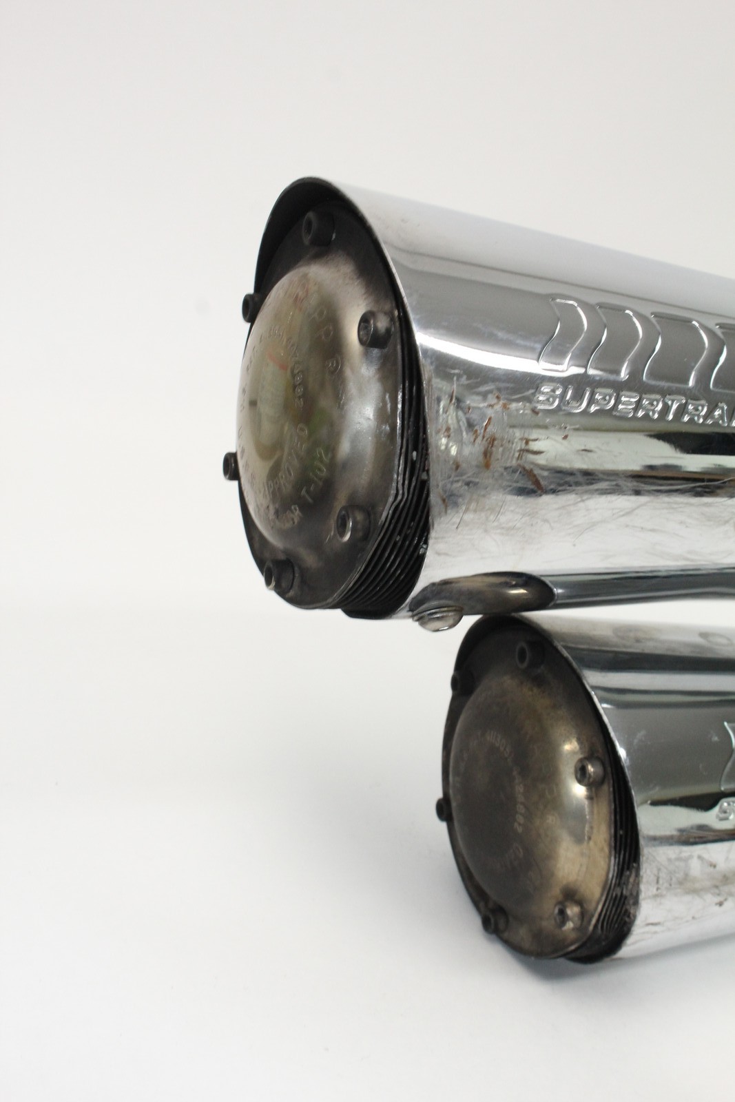 2009 09 Victory Vegas Supertrapp Header Exhaust Muffler Slip on