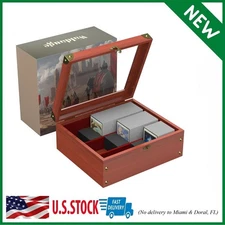 Wooden Storage Box for Trading Card, MTG Deck Case Holds 2400+ Gaming Cards, ...
