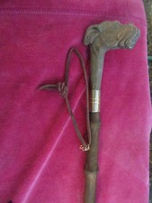 Vintage Dog Head Shoe Horn 23"