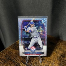 2023 Bowman Chrome Mega Box Mojo Refractor Josh Jung Rookie RC Rangers