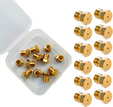12 Pack Grill Propane Gas Orifice Nozzle Conversion Kit - Diy Burner Brass Jet N