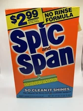 Spic and Span Cleaning Powder NEW No Rinse Formula 27oz. Prop Advertising SEALED