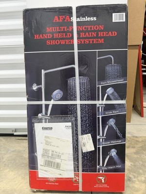 AFA Stainless AFLZ01A 8  Rain Head Shower Handheld Shower System New