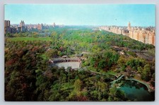 Vintage St. Moritz Hotel NYC Central Park View Postcard New York City