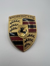 Genuine Porsche Hood Emblemcrest Badge Oem Models 993 996 986 Boxster Etc. Genuine Porsche Hood Emblemcrest Badge Oem Models 993 996 986 Boxster Etc.