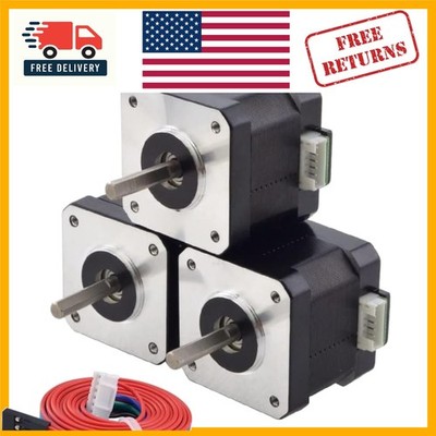 Nema 17 Bipolar Stepper Motor - 1.5A, Low Noise, Perfect for CNC & 3D Printers