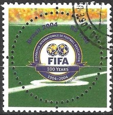 Timbre Sports Football Brésil 2869 o - 89027FM