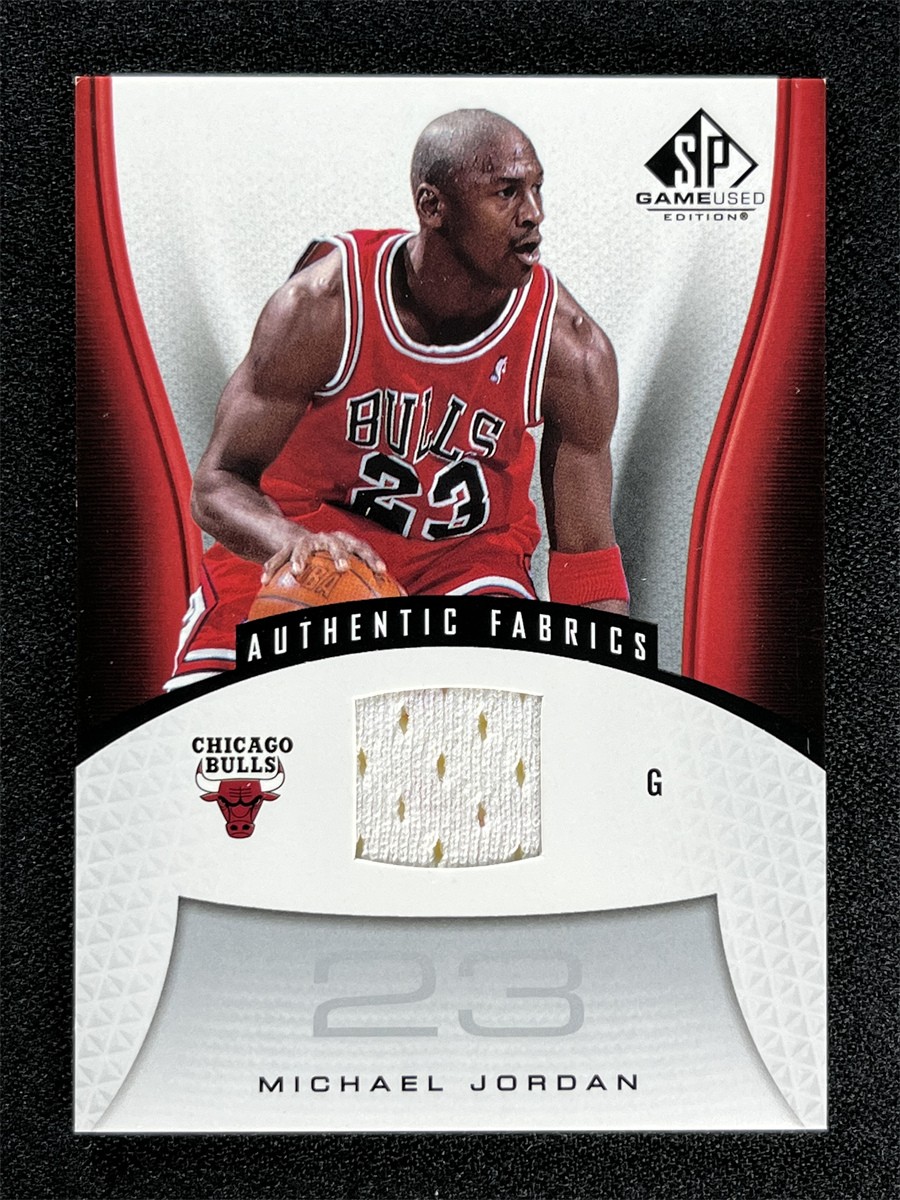 2006-07 Upper Deck SP Game Used Michael Jordan Authentic Fabrics Jersey Patch