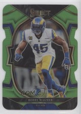 2022 Panini Select Concourse Neon Green Prizm Die-Cut /299 Bobby Wagner #7 01wi