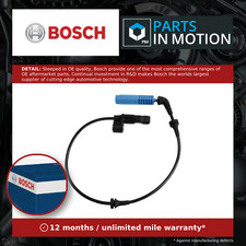 Image of ABS Sensor fits BMW 330D E46 3.0D Front Left 00 to 05 Wheel Speed Genuine Bosch
