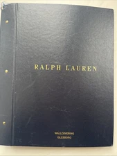 Ralph Lauren Wallcovering Textures Samples Hanging Binder Designer 2018 AS IS