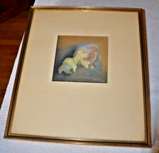 Original Courvoisier Cel of Dopey from Snow White and the Seven Dwarfs (1937)