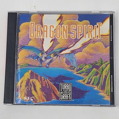 Dragon Spirit (TurboGrafx-16) Complete with Manual & Case - Authentic & Tested