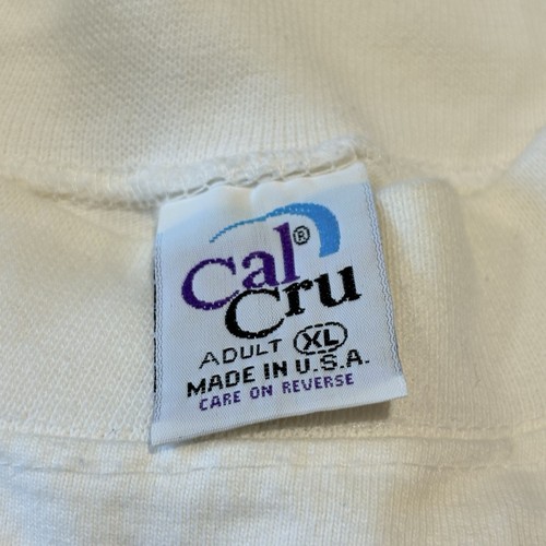 Vtg UNC North Carolina Tar Heels White Long Sleeve T-Shirt XL Mock Neck 90s USA - Picture 7 of 11
