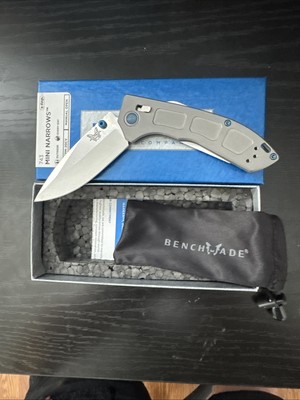 The Benchmade 743 Mini Narrows, 2.98  Blade and The Most Narrow Knife They Make.